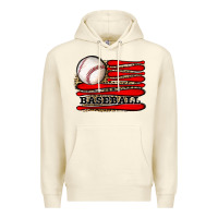 Sandshell leopard baseball flag Premium Hoodie - JahusDesignShop