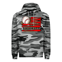 Slate Camo leopard baseball flag Premium Hoodie - JahusDesignShop