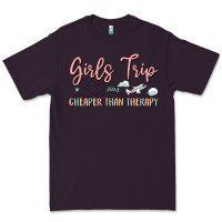 Plum girls trip cheaper than therapy Premium Tee - MaliasSmallBusiness
