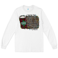 White I Run on Coffee and Christmas Cheer Long Sleeve Tee - Bettercallsaul
