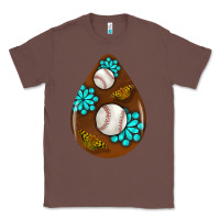 Chestnut baseball and western roses teardrop  1 Classic Tee - BundleAndBundleShop