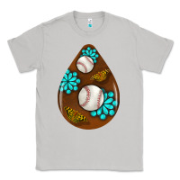 Moon Dust baseball and western roses teardrop  1 Classic Tee - BundleAndBundleShop
