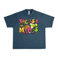 Midnight Navy tacos and margaritas Urban Heavy Tee - LillyAllenDesigns