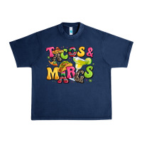 Navy tacos and margaritas Urban Heavy Tee - LillyAllenDesigns