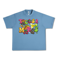 Pebble Blue tacos and margaritas Urban Heavy Tee - LillyAllenDesigns