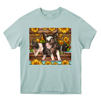 Arona Western Cute Hampshire Pigs Heavy Core Tee - LillyAllenDesigns