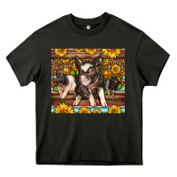 Asphalt Western Cute Hampshire Pigs Heavy Core Tee - LillyAllenDesigns