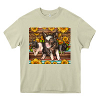 Mossy Western Cute Hampshire Pigs Heavy Core Tee - LillyAllenDesigns