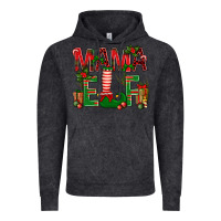 Vintage Black Christmas Mama Elf Vintage Hoodie - BundleAndBundleShop