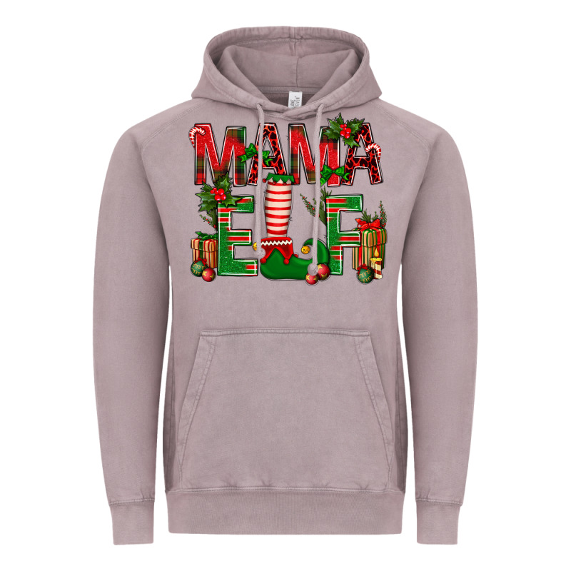 Christmas Mama Elf Vintage Hoodie by BundleAndBundleShop | Teevron