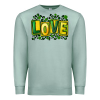 Seafoam St. Patrick's Day love Premium Sweatshirt - FaDigitalArtStudio