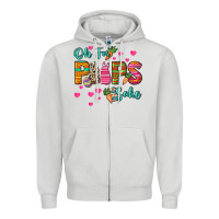 Dove Grey Oh for peeps sake Easter Day Zipper Hoodie - HowdyJamesFarm
