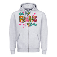 Heather Grey Oh for peeps sake Easter Day Zipper Hoodie - HowdyJamesFarm