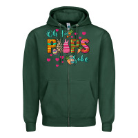 Sports Green Oh for peeps sake Easter Day Zipper Hoodie - HowdyJamesFarm