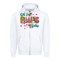 White Oh for peeps sake Easter Day Zipper Hoodie - HowdyJamesFarm