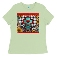 Matcha Christmas cross Ladies Tee - Jasminsmagicworld