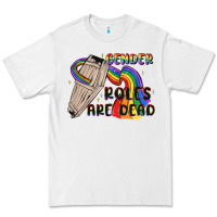 White gender roles are dead Premium Tee - MaliasSmallBusiness