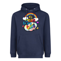Navy its okay to say gay pride Heavyweight Hoodie - FaDigitalArtStudio