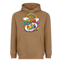 Toasted Coconut its okay to say gay pride Heavyweight Hoodie - FaDigitalArtStudio