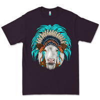 Plum simmental indian headdress Premium Tee - JahusDesignShop