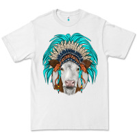 White simmental indian headdress Premium Tee - JahusDesignShop