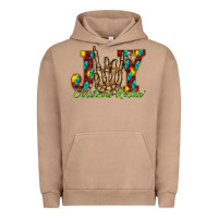 Pigment Burro joy Christmas Rockin Urban Hoodie - CowhideDigitalArt