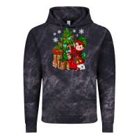 Cloud Black Santa's Elf Christmas Vintage Hoodie - BundleAndBundleShop