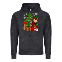Vintage Black Santa's Elf Christmas Vintage Hoodie - BundleAndBundleShop