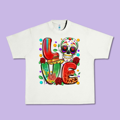 Cinco De Mayo Love Urban Heavy Tee Designed By Lillyallendesigns