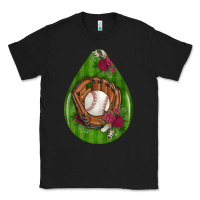 Black baseball and western roses teardrop  4 Classic Tee - BundleAndBundleShop