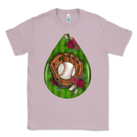 Lilac baseball and western roses teardrop  4 Classic Tee - BundleAndBundleShop