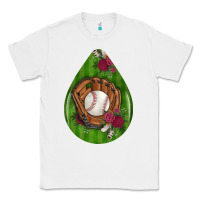 White baseball and western roses teardrop  4 Classic Tee - BundleAndBundleShop