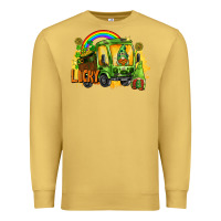 Antique Gold lucky gnomes truck St. Patrick's Day Premium Sweatshirt - FaDigitalArtStudio