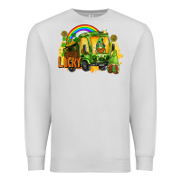 Dove Grey lucky gnomes truck St. Patrick's Day Premium Sweatshirt - FaDigitalArtStudio