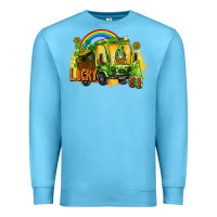 Ocean Blue lucky gnomes truck St. Patrick's Day Premium Sweatshirt - FaDigitalArtStudio