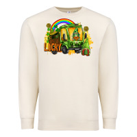 Sandshell lucky gnomes truck St. Patrick's Day Premium Sweatshirt - FaDigitalArtStudio