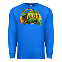True Royal lucky gnomes truck St. Patrick's Day Premium Sweatshirt - FaDigitalArtStudio