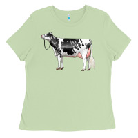 Matcha Holstein Dairy Cow Ladies Tee - LillyAllenDesigns