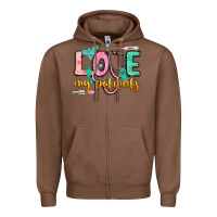 Chestnut love my patients Zipper Hoodie - CowGirlArtShop