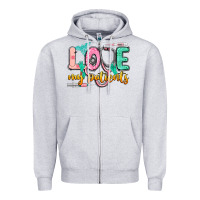 Heather Grey love my patients Zipper Hoodie - CowGirlArtShop