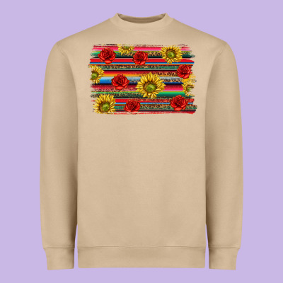 Mexico Brushstroke Heavyweight Sweatshirt Designed By Texasbilliewilder
