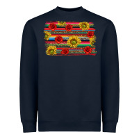 Navy Mexico Brushstroke Heavyweight Sweatshirt - texasbilliewilder