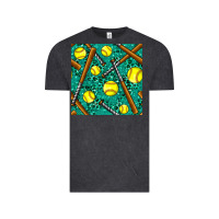 Vintage Black softball bat with leopard and glitter seamless pattern Vintage Tee - BundleAndBundleShop