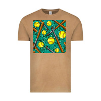 Vintage Camel softball bat with leopard and glitter seamless pattern Vintage Tee - BundleAndBundleShop