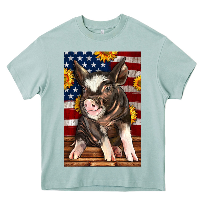 Western American Pig Heavy Core Tee by LillyAllenDesigns | Teevron