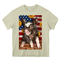 Mossy Western American Pig Heavy Core Tee - LillyAllenDesigns