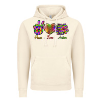 Vintage Artic Peace Love Autism Vintage Hoodie - BundleAndBundleShop