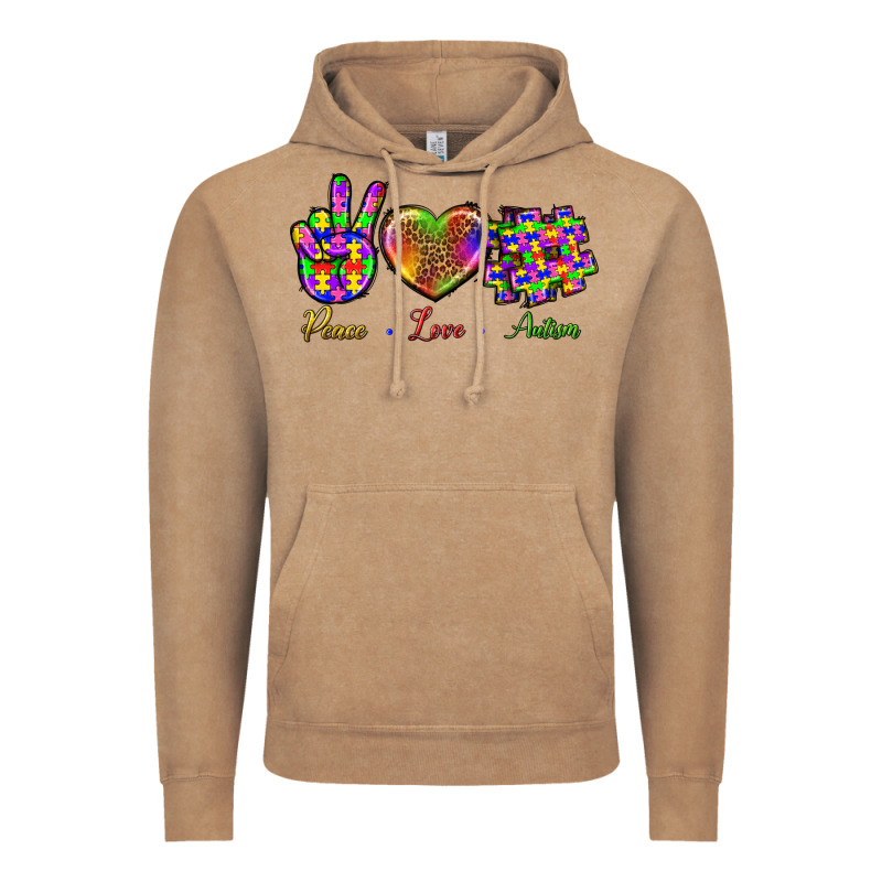 Peace Love Autism Vintage Hoodie by BundleAndBundleShop | Teevron