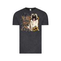 Vintage Black life is better with a pug Vintage Tee - JahusDesignShop