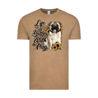 Vintage Coffee life is better with a pug Vintage Tee - JahusDesignShop